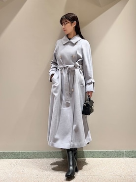 「アイテム（ドレス）」を使った、SNIDELさん（レディース・165cm）の秋コーディネート