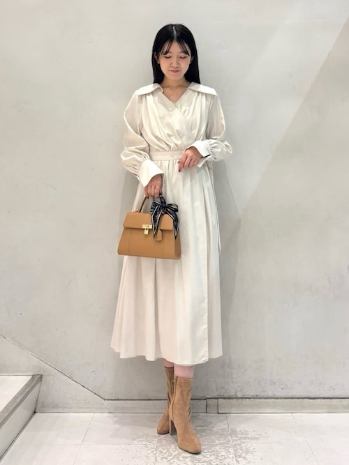 ティー【新品未使用】SNIDEL スナイデル　カシュクールシャツワンピース ティー【新品未使用】SNIDEL スナイデル カシュクールシャツ