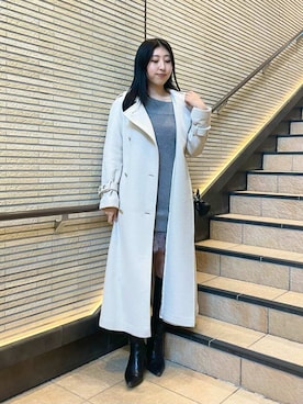 SNIDELさん（レディース・163cm）の冬コーディネート