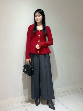 SNIDELさん（レディース・158cm）の秋コーディネート