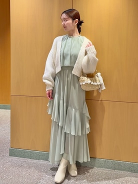 SNIDELさん（レディース・160cm）の冬コーディネート