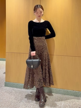 SNIDELさん（レディース・160cm）の秋コーディネート