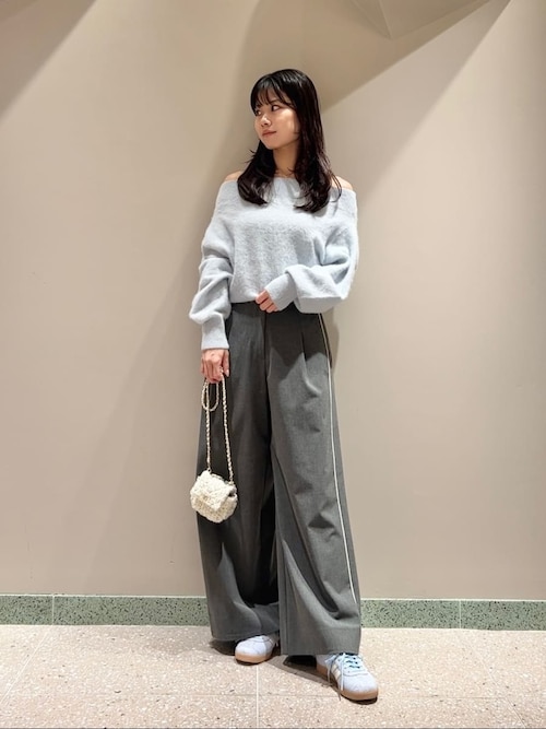 SNIDEL フォックスアルパカオフショルプルオーバー フォックスアルパカオフショルプルオーバー（ニット/セーター