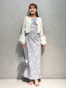 「SNIDEL（スナイデル）のアイテム（ワンピース/ドレス）」を使った、SNIDELさん（レディース・153cm）の春コーディネート