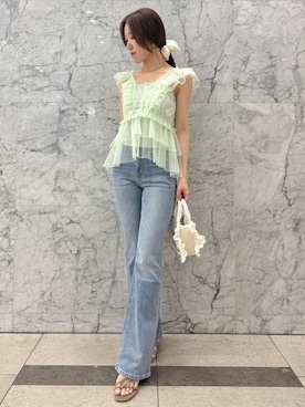 「SNIDEL（スナイデル）のアイテム」を使った、SNIDELさん（レディース・166cm）の春コーディネート