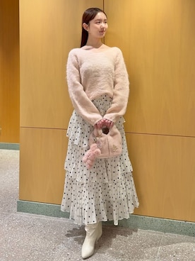 「アイテム（キーケース/キーアクセサリー）」を使った、SNIDELさん（レディース・160cm）の秋コーディネート