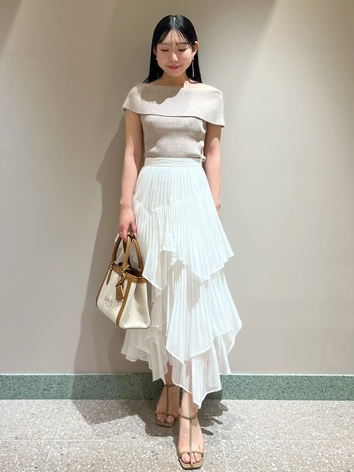 snidel スカート スクエアヘムティアード SNIDEL｜スクエアヘムティアードスカート | Rakuten Fashion