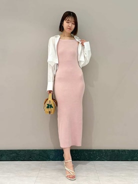 「SNIDEL（スナイデル）のアイテム（トップス）」を使った、SNIDELさん（レディース・174cm）の夏コーディネート