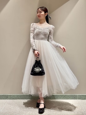 「アイテム（その他ヘアアクセサリー）」を使った、SNIDELさん（レディース・160cm）の夏コーディネート