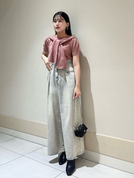 SNIDELさん（レディース・158cm）の夏コーディネート