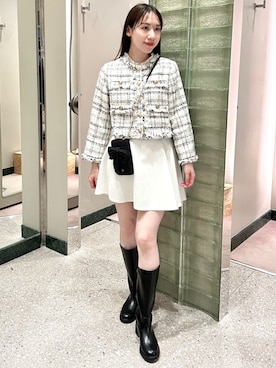 SNIDELさん（レディース・162cm）の冬コーディネート