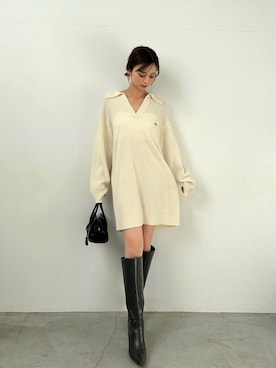 「肌見せ」｜SNIDELさん（レディース・162cm）の秋コーディネート