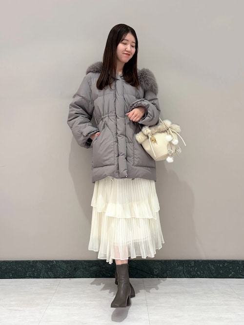 Sustainableプリーツティアードロングスカート（スカート）｜SNIDEL