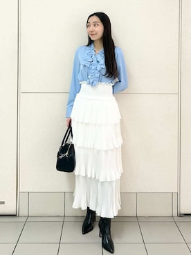 SNIDELさん（レディース・165cm）の冬コーディネート