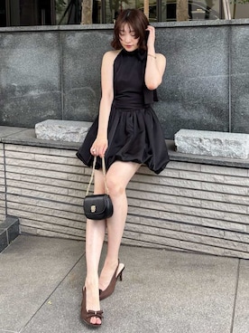 「SNIDEL（スナイデル）のアイテム（バッグ）」を使った、SNIDELさん（レディース・165cm）の春コーディネート