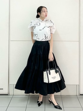 「SNIDEL（スナイデル）のアイテム（シューズ）」を使った、SNIDELさん（レディース・165cm）の春コーディネート