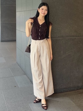 SNIDELさん(レディース・165cm)の夏コーディネート