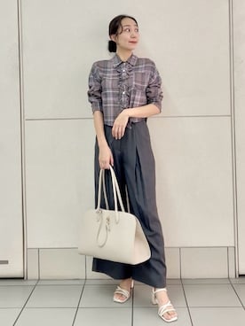 SNIDELさん(レディース・165cm)の夏コーディネート