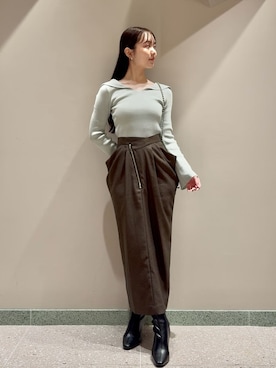 SNIDELさん（レディース・160cm）の秋コーディネート