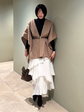「SNIDEL（スナイデル）のアイテム（バッグ）」を使った、SNIDELさん（レディース・165cm）の秋コーディネート