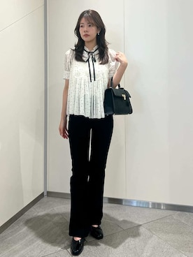 「SNIDEL（スナイデル）のアイテム（バッグ）」を使った、SNIDELさん（レディース・157cm）の春コーディネート