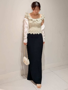 「SNIDEL（スナイデル）のアイテム（バッグ）」を使った、SNIDELさん（レディース・151cm）の春コーディネート