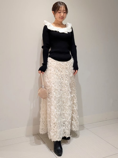 セール】シアーフリルニットプルオーバー（ニット/セーター）｜SNIDEL