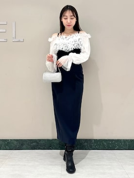 SNIDELさん（レディース・162cm）の冬コーディネート