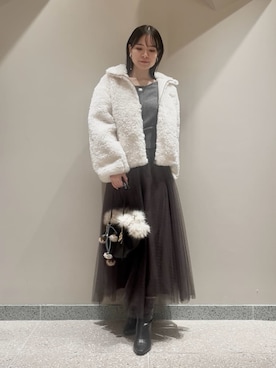 「アイテム（キーケース/キーアクセサリー）」を使った、SNIDELさん（レディース・160cm）の秋コーディネート