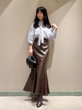 スナイデル　ギャザービスチェ SNIDEL（スナイデル）の「Sustainableギャザーデザインビスチェ