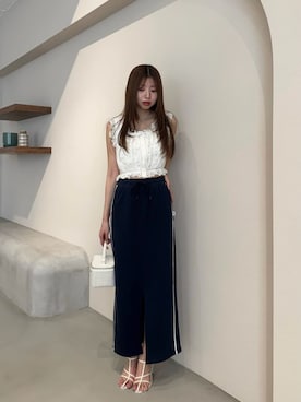 「リラックス」｜SNIDELさん（レディース・167cm）の夏コーディネート