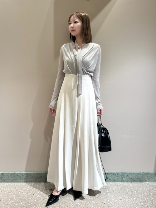 SNIDEL ハイウエストワイドタックパンツ SNIDEL パンツ スーパーワイドタックパンツ レディース
