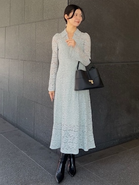 SNIDELさん（レディース・164cm）の冬コーディネート