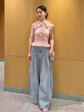 SNIDELさん（レディース・160cm）の夏コーディネート