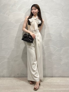 「SNIDEL（スナイデル）のアイテム（パンツ）」を使った、SNIDELさん（レディース・162cm）の夏コーディネート