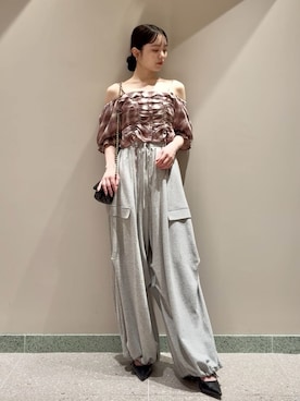 「アイテム（ピアス（両耳用））」を使った、SNIDELさん（レディース・160cm）の夏コーディネート