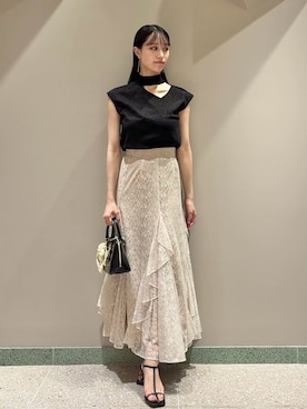 「SNIDEL（スナイデル）のアイテム（アクセサリー）」を使った、SNIDELさん（レディース・163cm）の夏コーディネート