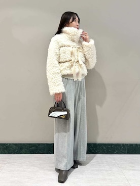 「SNIDEL（スナイデル）のアイテム（トップス）」を使った、SNIDELさん（レディース・159cm）の冬コーディネート