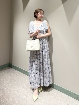 「SNIDEL（スナイデル）のアイテム（ハンドバッグ）」を使った、SNIDELさん（レディース・154cm）の春コーディネート