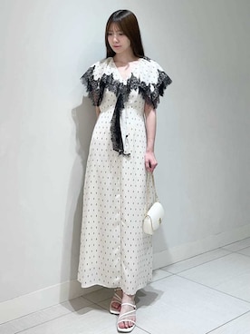 「SNIDEL（スナイデル）のアイテム（バッグ）」を使った、SNIDELさん（レディース・155cm）の夏コーディネート