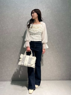 SNIDELさん（レディース・155cm）の冬コーディネート