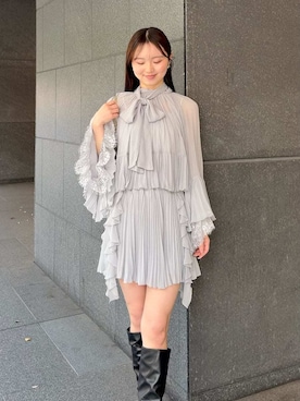 「SNIDEL（スナイデル）のアイテム（アクセサリー）」を使った、SNIDELさん（レディース・160cm）の春コーディネート