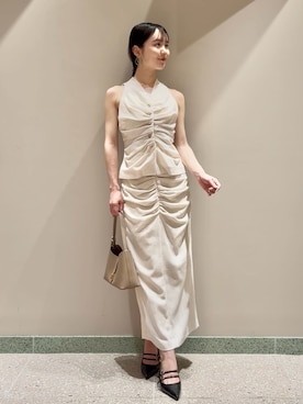 「アイテム（その他アウター、ホワイト系）」を使った、SNIDELさん（レディース・160cm）の夏コーディネート