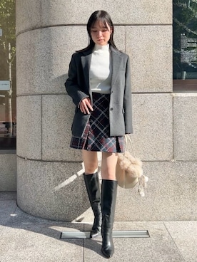 SNIDELさん（レディース・160cm）の秋コーディネート