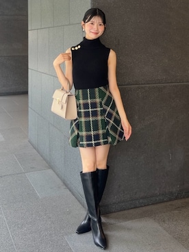 「SNIDEL（スナイデル）のアイテム（トップス）」を使った、SNIDELさん（レディース・165cm）の夏コーディネート