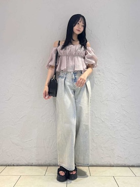 SNIDELさん（レディース・163cm）の夏コーディネート