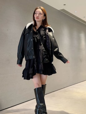 「アイテム（その他トップス）」を使った、SNIDELさん（レディース・159cm）の冬コーディネート