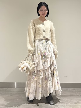 「アイテム（キーケース/キーアクセサリー）」を使った、SNIDELさん（レディース・152cm）の秋コーディネート