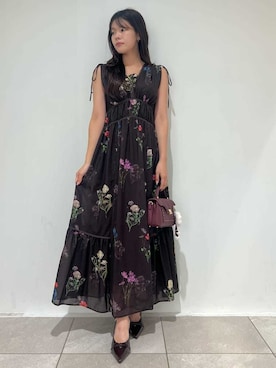 「アイテム（チャーム）」を使った、SNIDELさん（レディース・157cm）の夏コーディネート