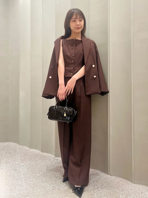 期間限定お値下げハイウエストワイドパンツ  リリーブラウン スナイデル... LILY BROWN（リリーブラウン）の「ハイウエストワイドパンツ
